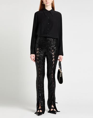 Woman Pants Black Size 8 Polyamide, Elastane, Viscose