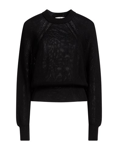 Woman Sweater Black Size 3 Cotton