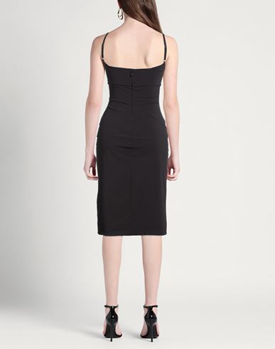 Woman Midi dress Black Size M Nylon, Polyurethane