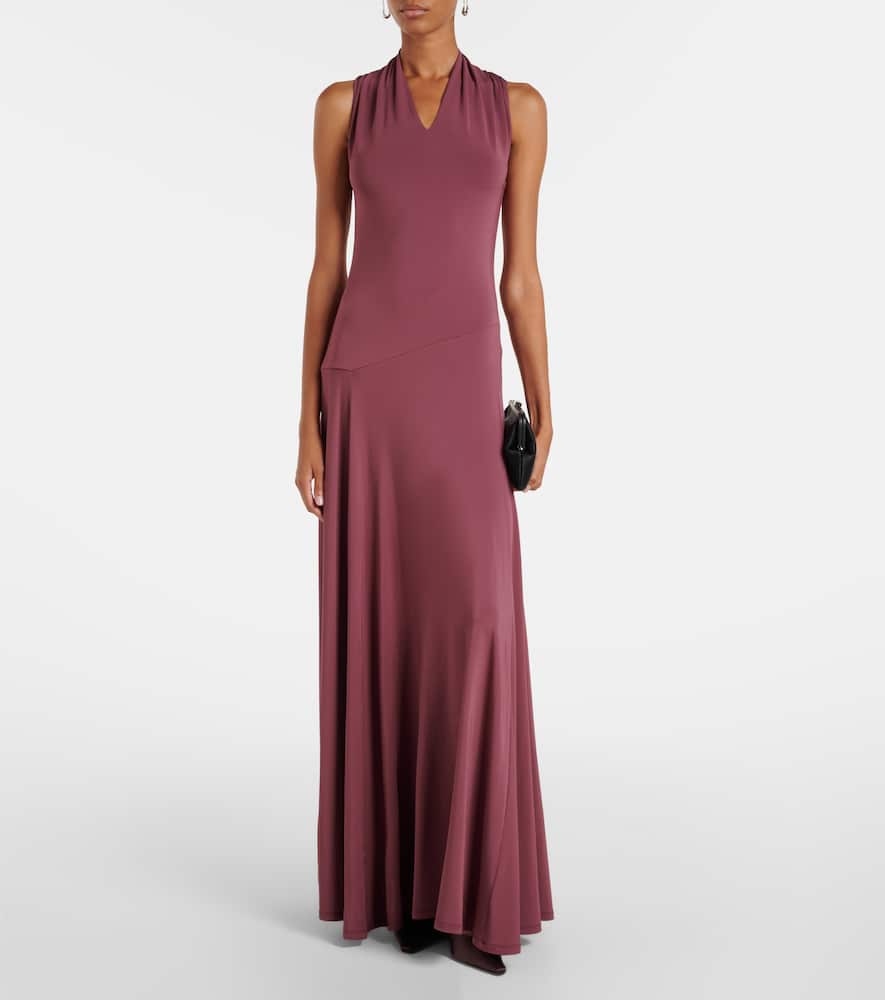 Vina crêpe maxi dress
