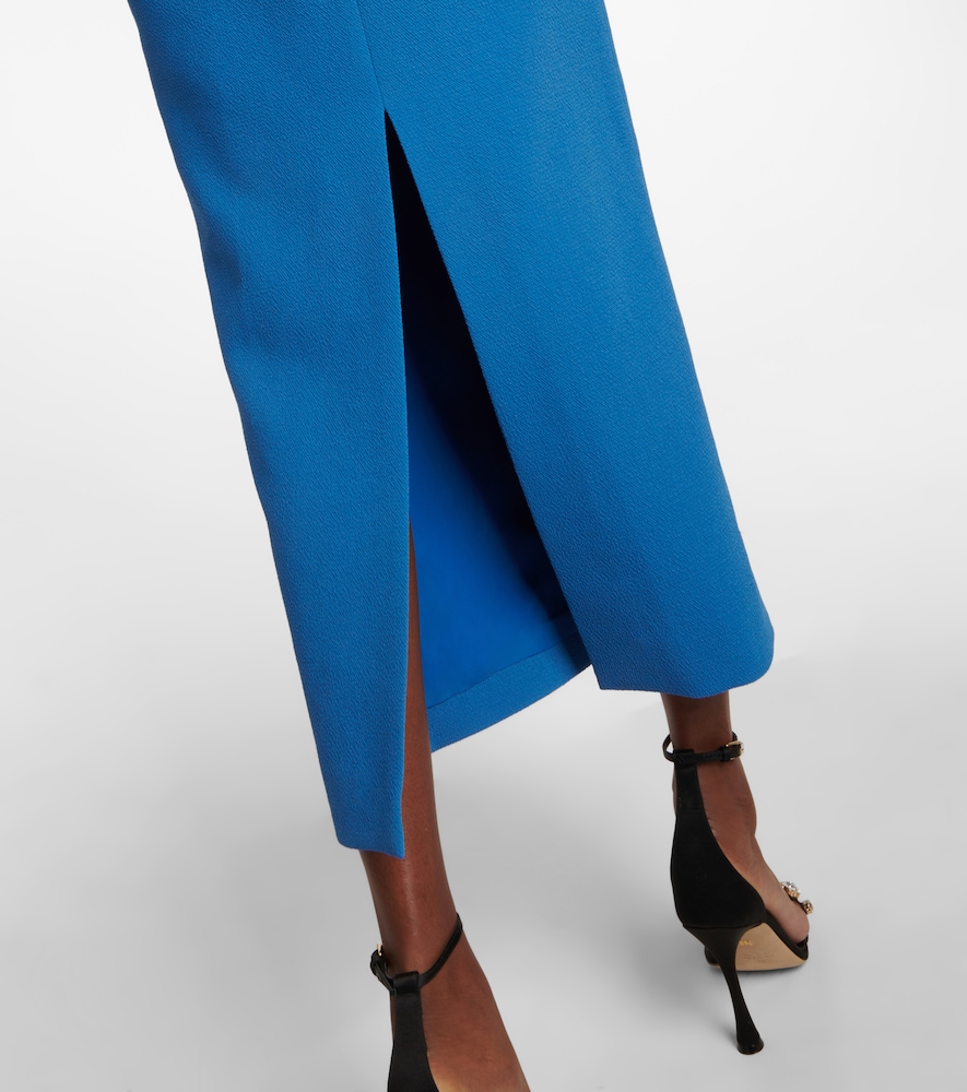 Niesha crêpe midi dress