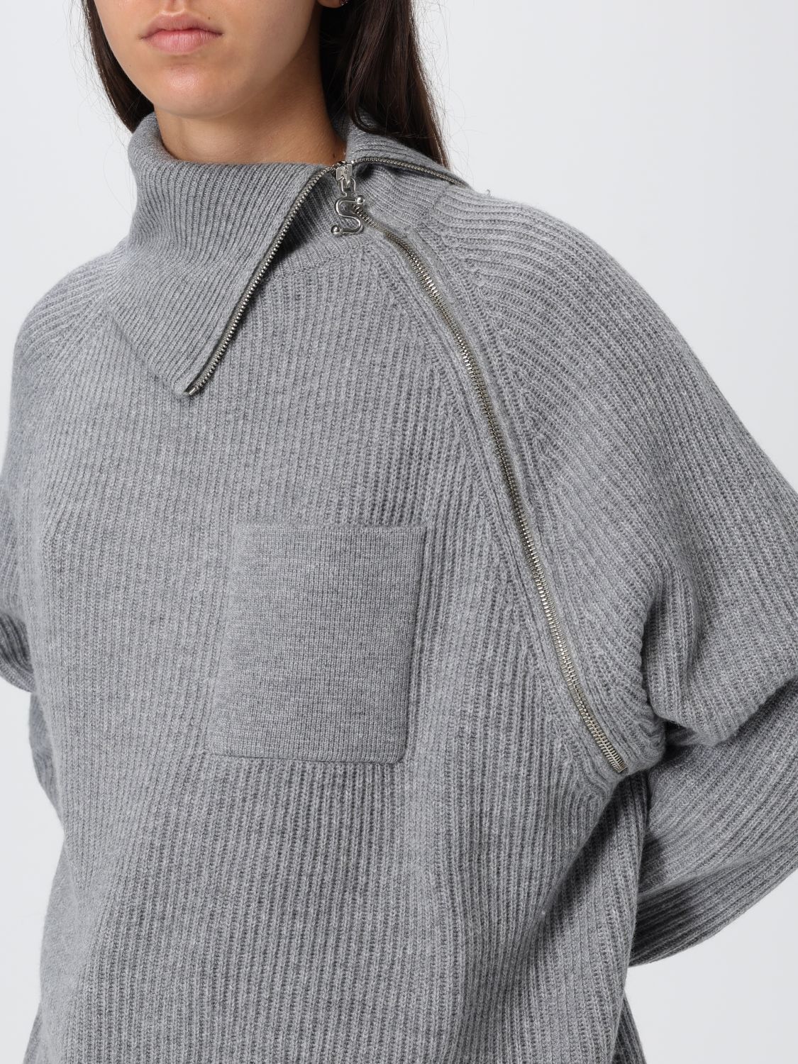 Sweater Woman color Grey
