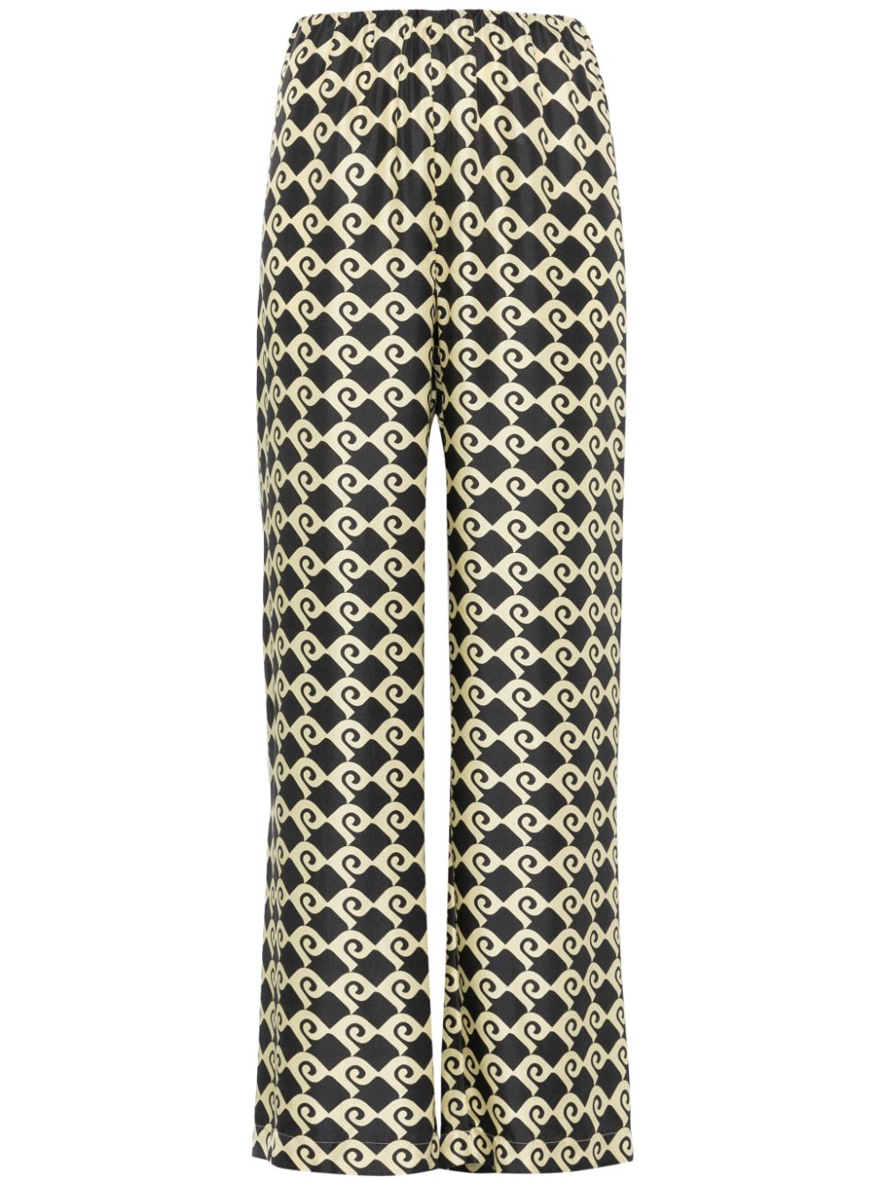 Geometric trousers - Black
