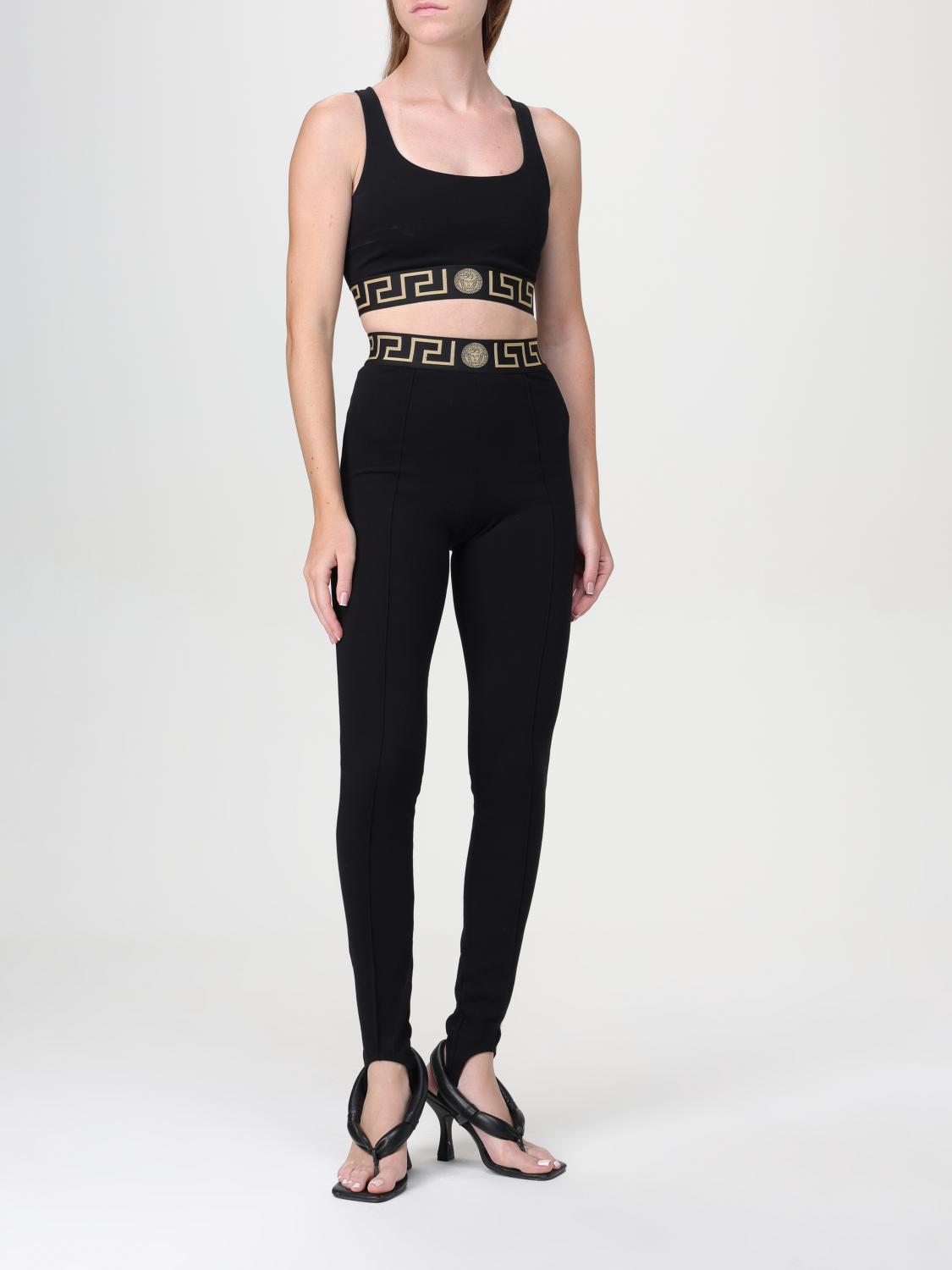 -Reggiseno Sportivo Con Banda Greca-Donna