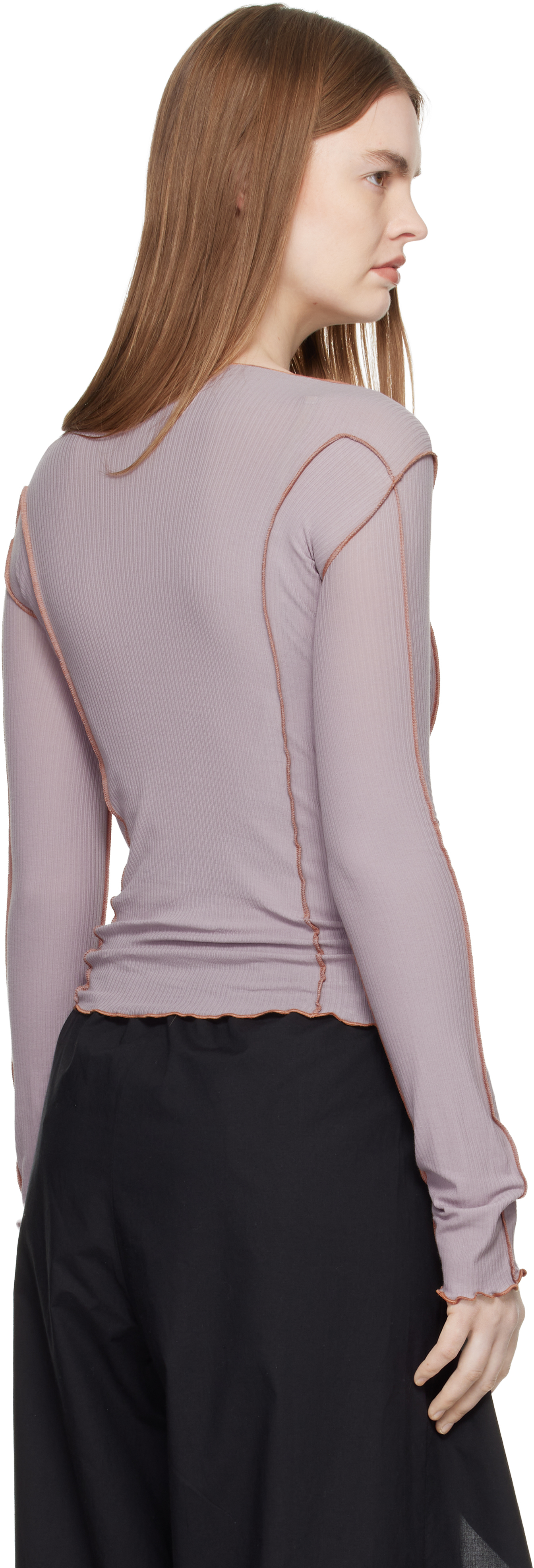 Purple Omato Long Sleeve T-shirt
