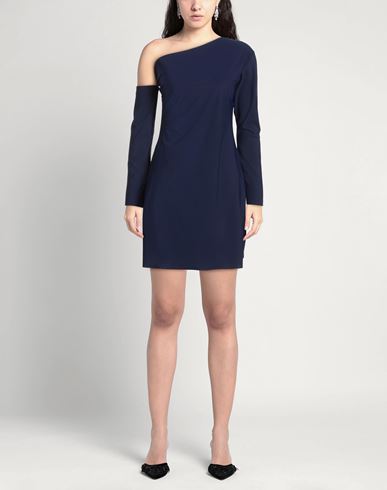 Woman Mini dress Blue Size M Nylon, Elastane