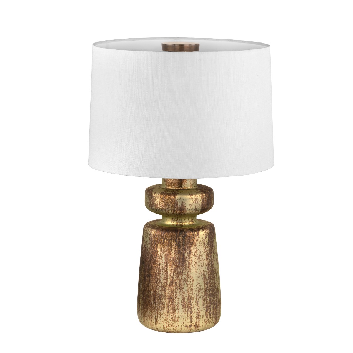 Patina Brass Table Lamp from the Terron Collection