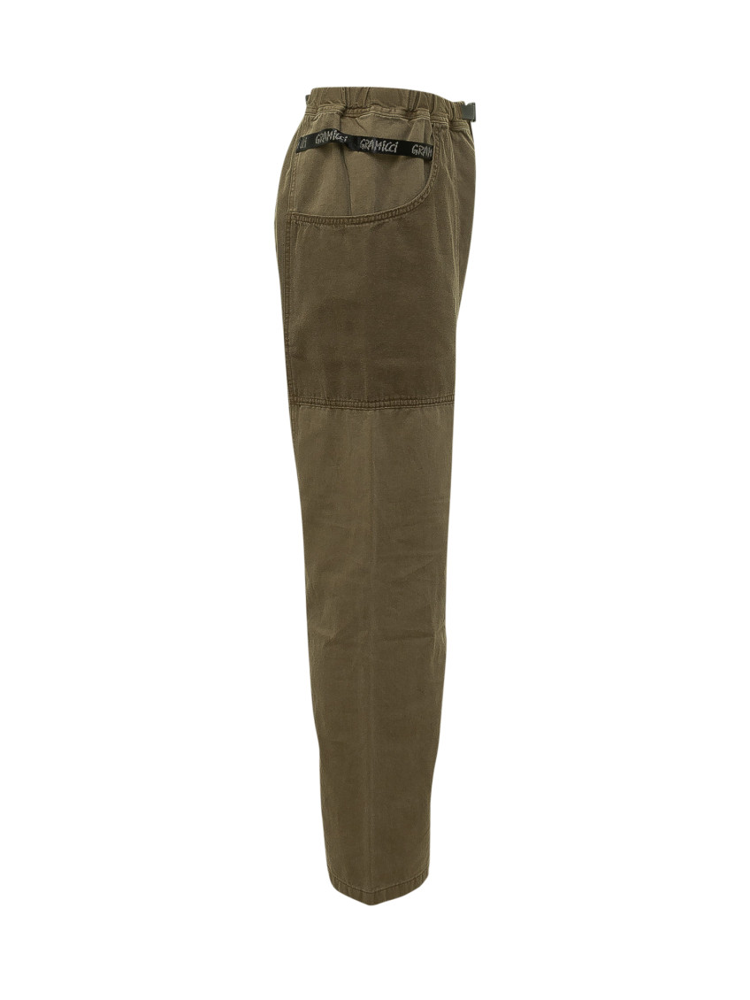 Green Straight Cargos Pants