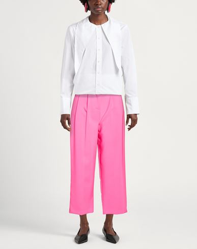 Woman Pants Fuchsia Size 10 Polyester, Elastane