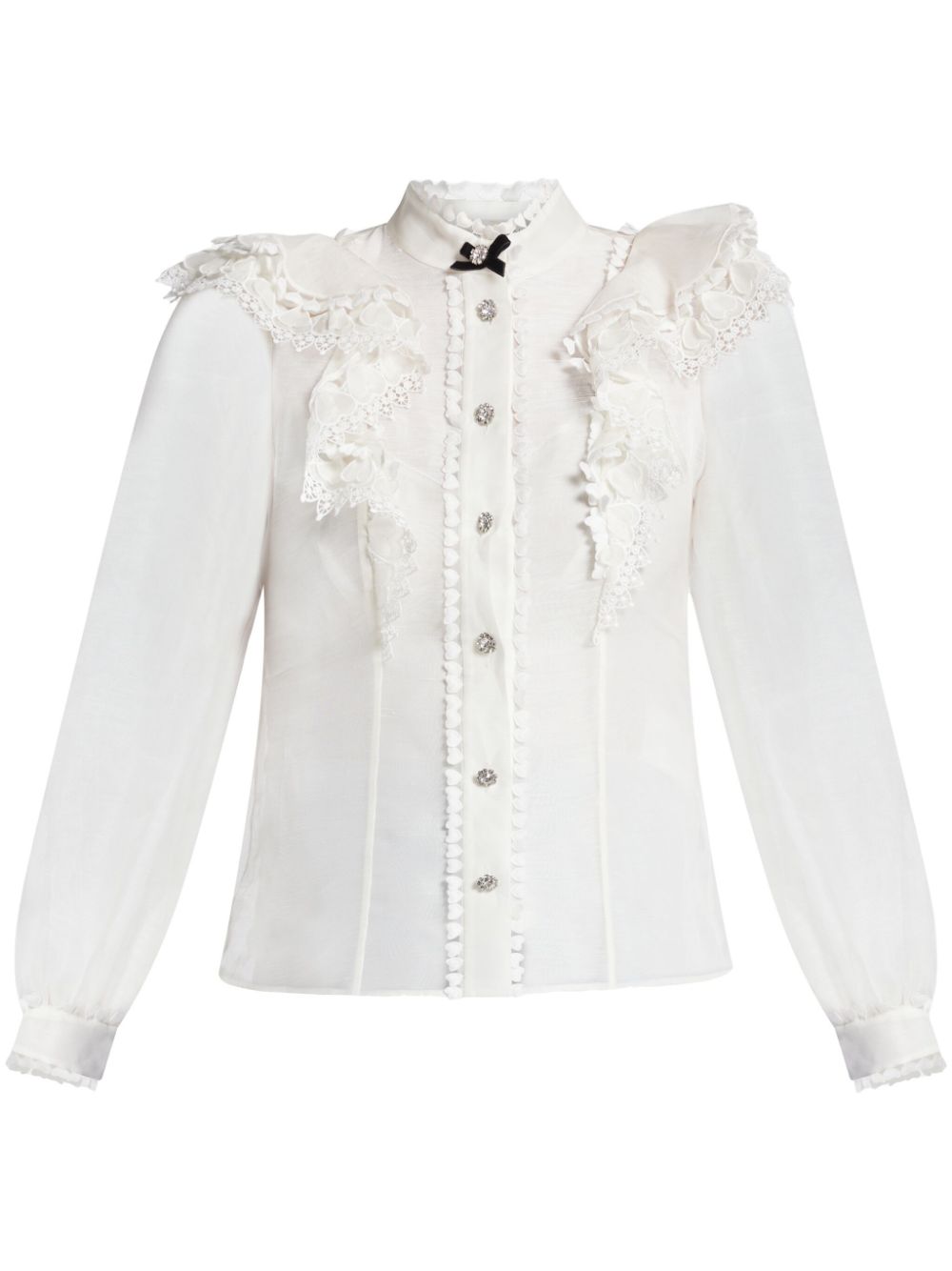 Crush blouse - White