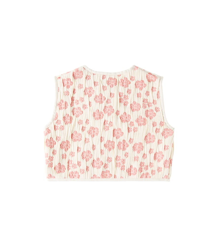Leontis floral cotton vest
