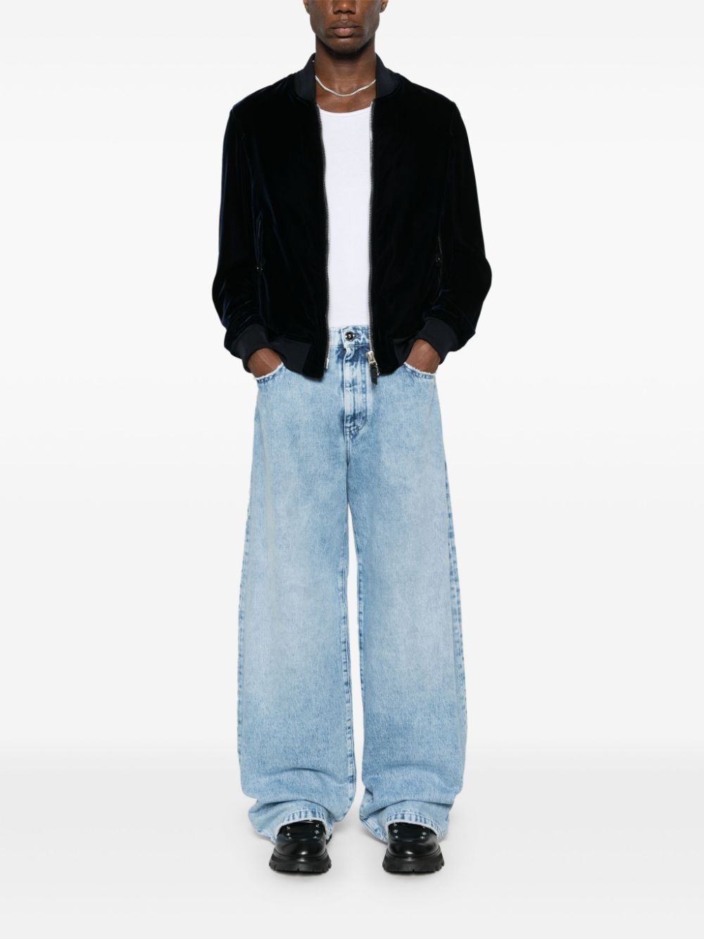Light Blue Cotton Jeans