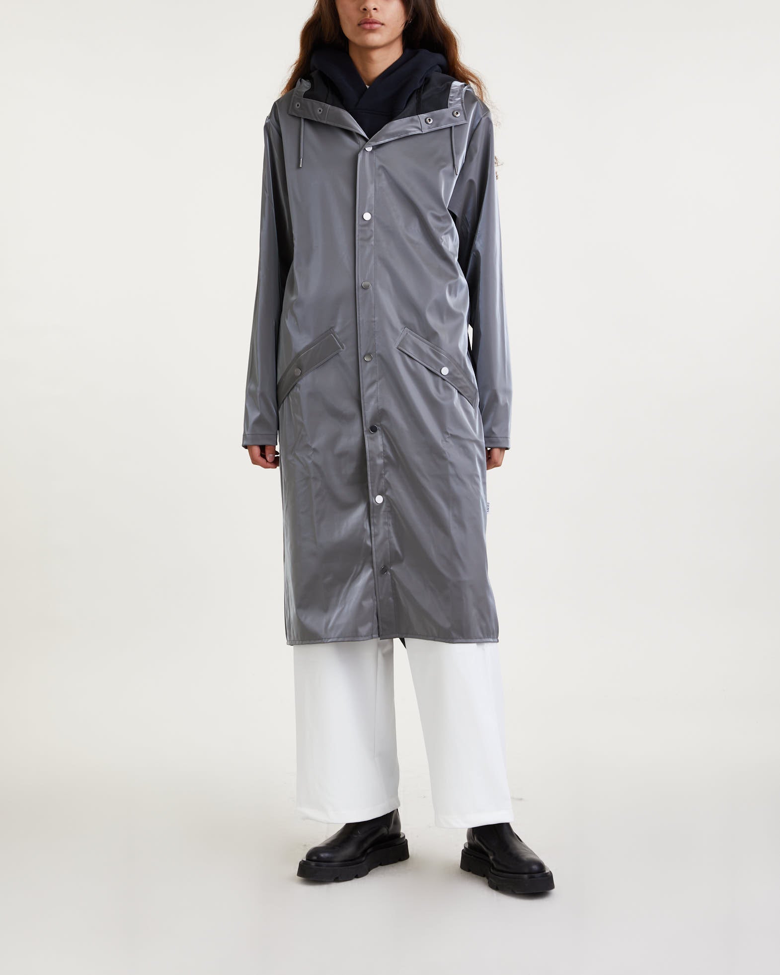 Rains Jacket Longer Metallic