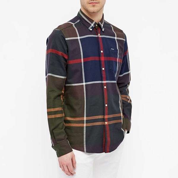 Dunoon tartan-print shirt - Green
