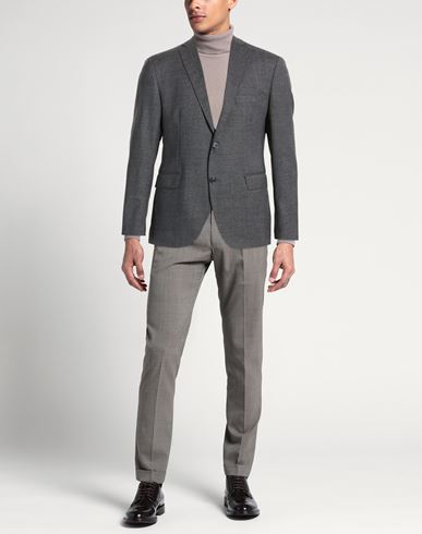 Man Blazer Grey Size 40 Wool