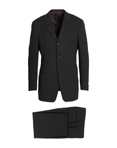 Man Suit Black Size 36 Virgin Wool