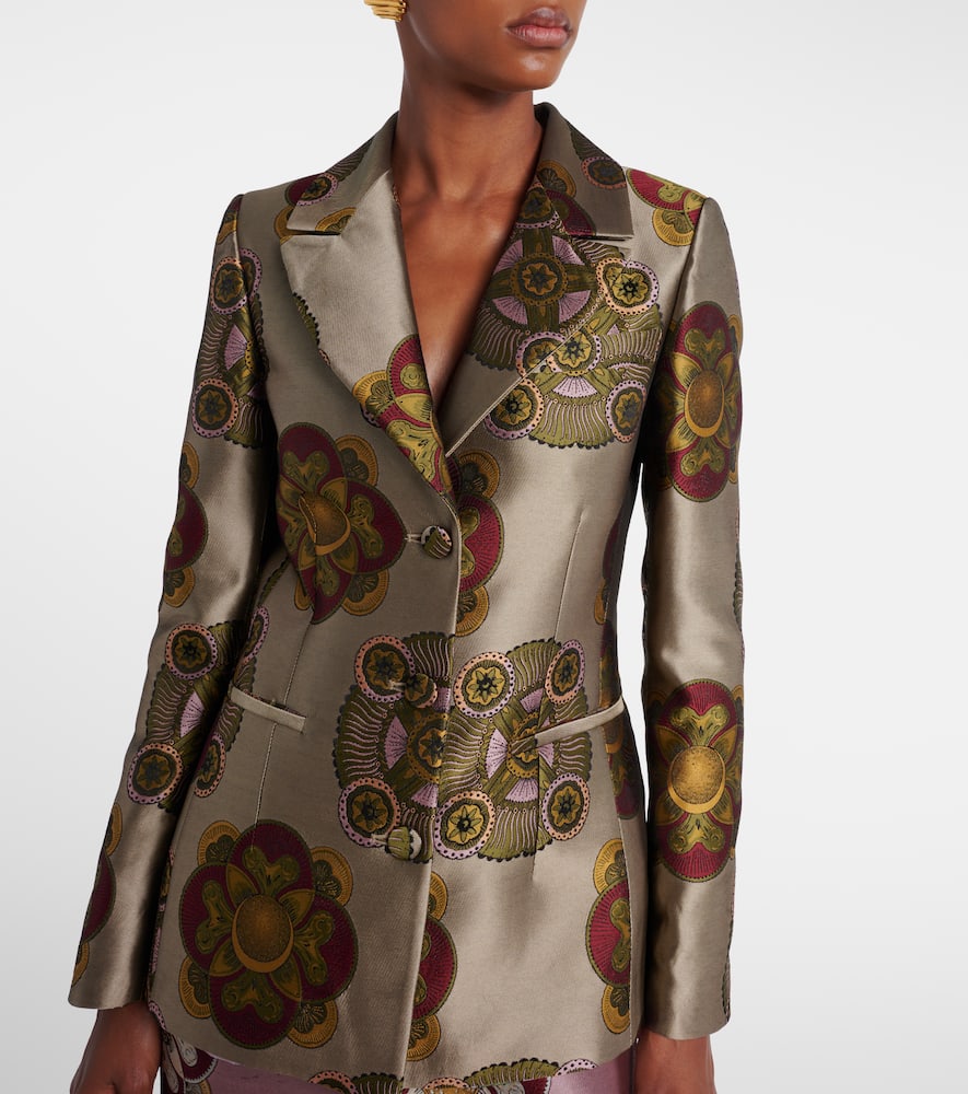 24/7 printed blazer