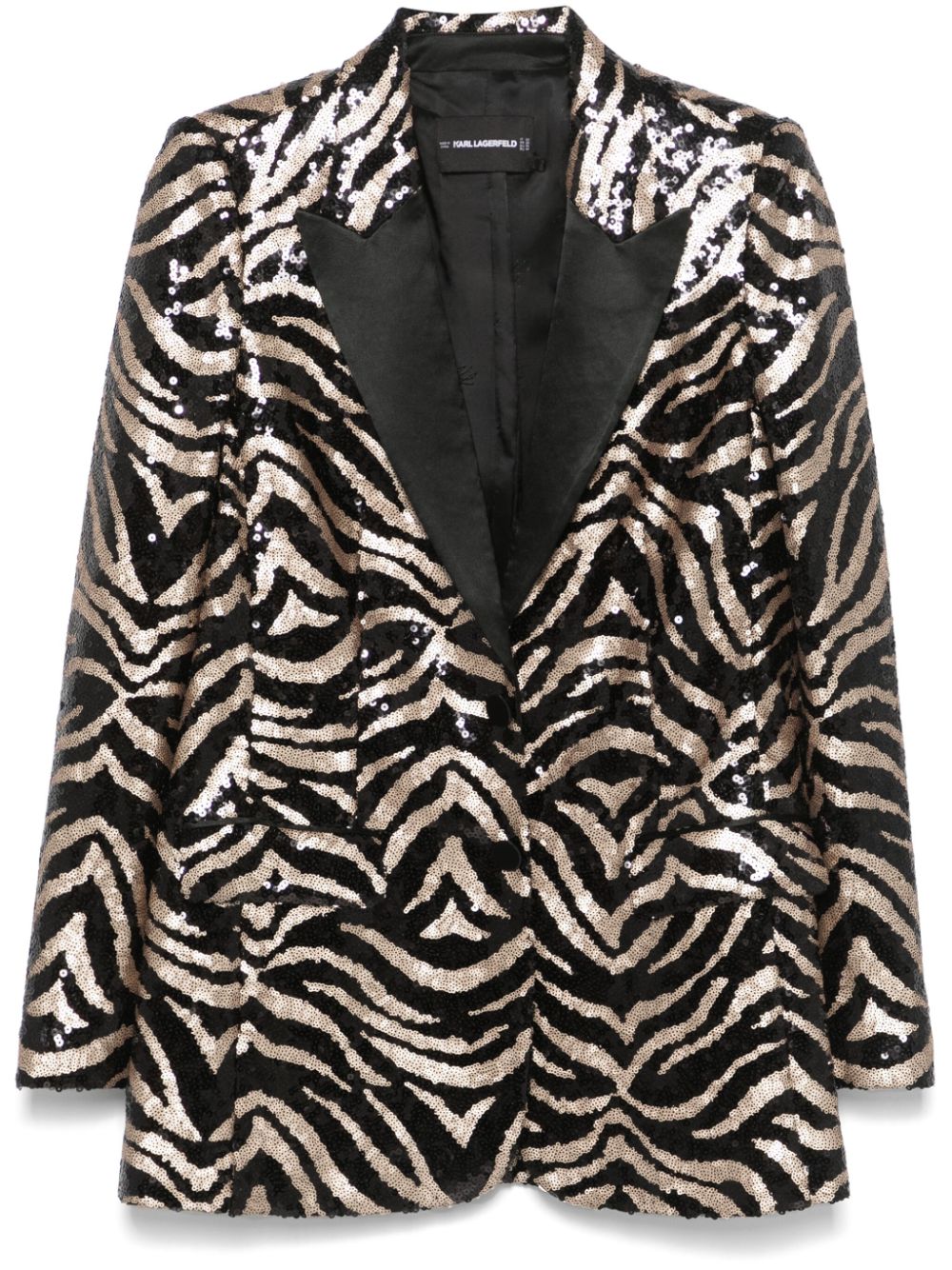 Karl Studio sequin blazer - Black