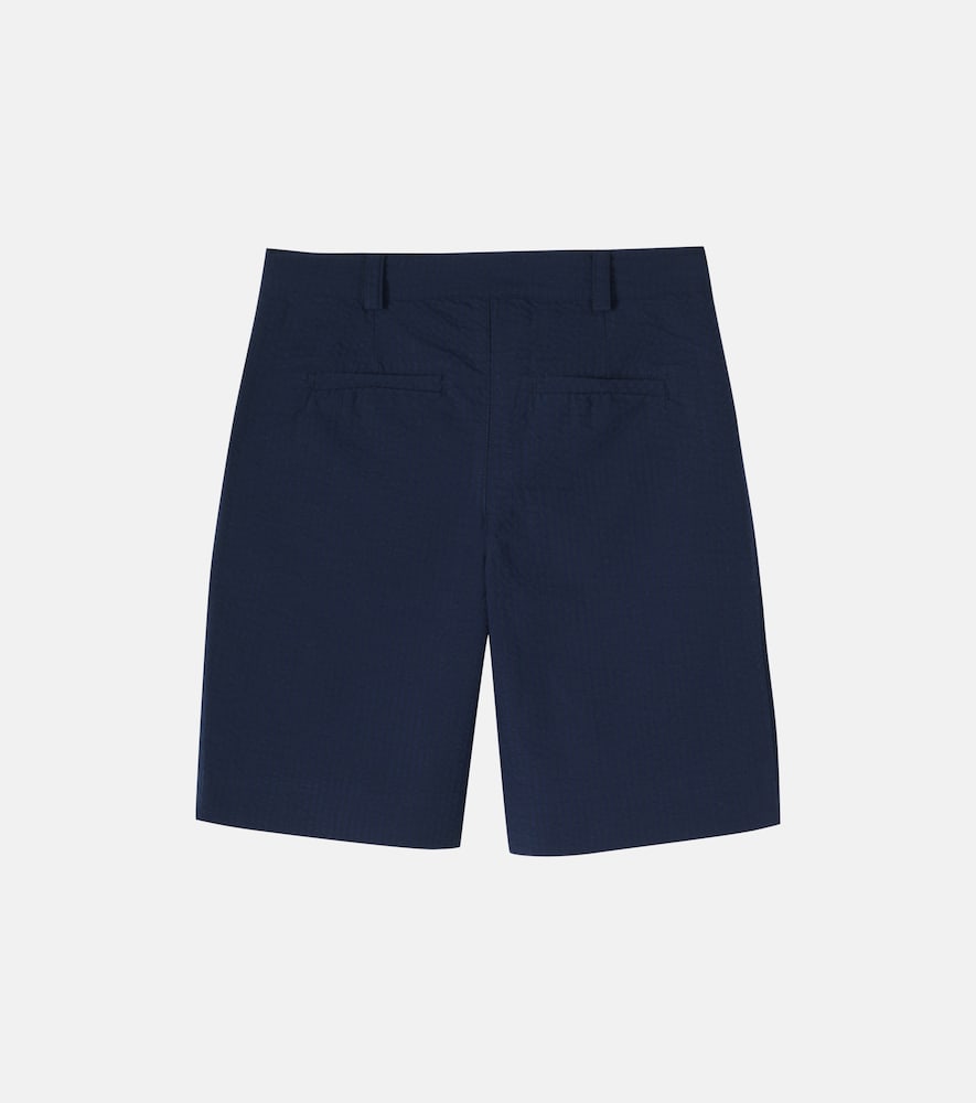 Bocusi cotton seersucker shorts