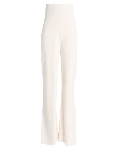 Woman Pants Ivory Size L Acrylic, Wool, Viscose, Alpaca wool