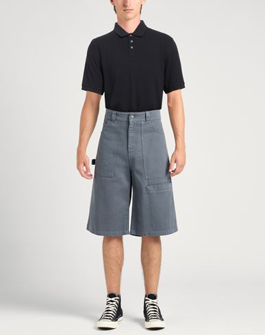 Alpha Studio Man Polo shirt Black Size 46 Cotton, Elastane