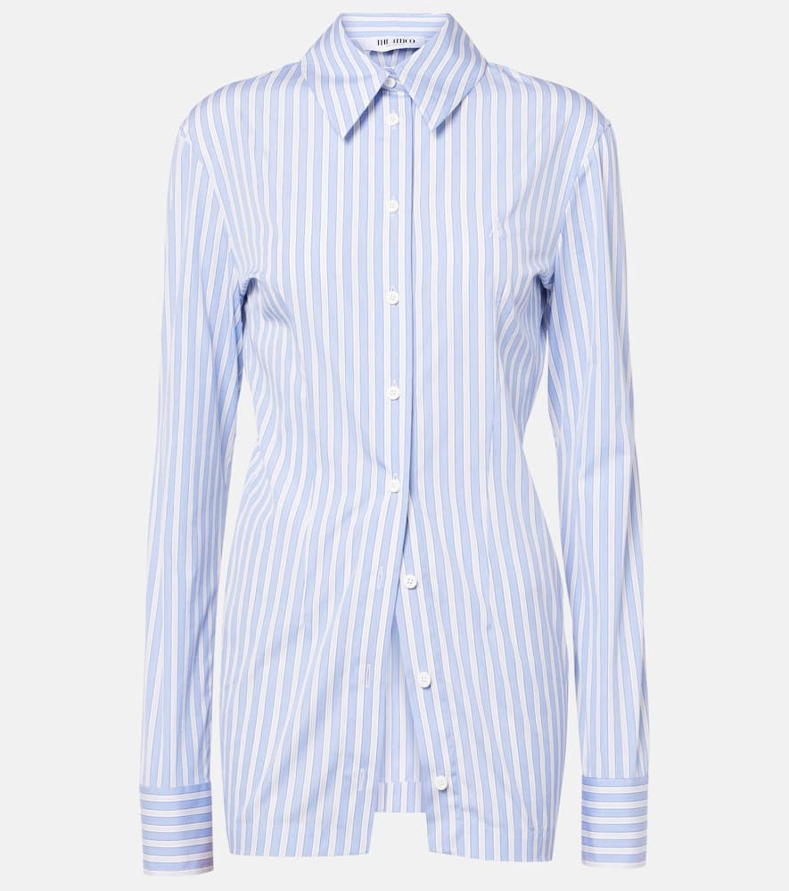 The Attico Striped cotton shirt