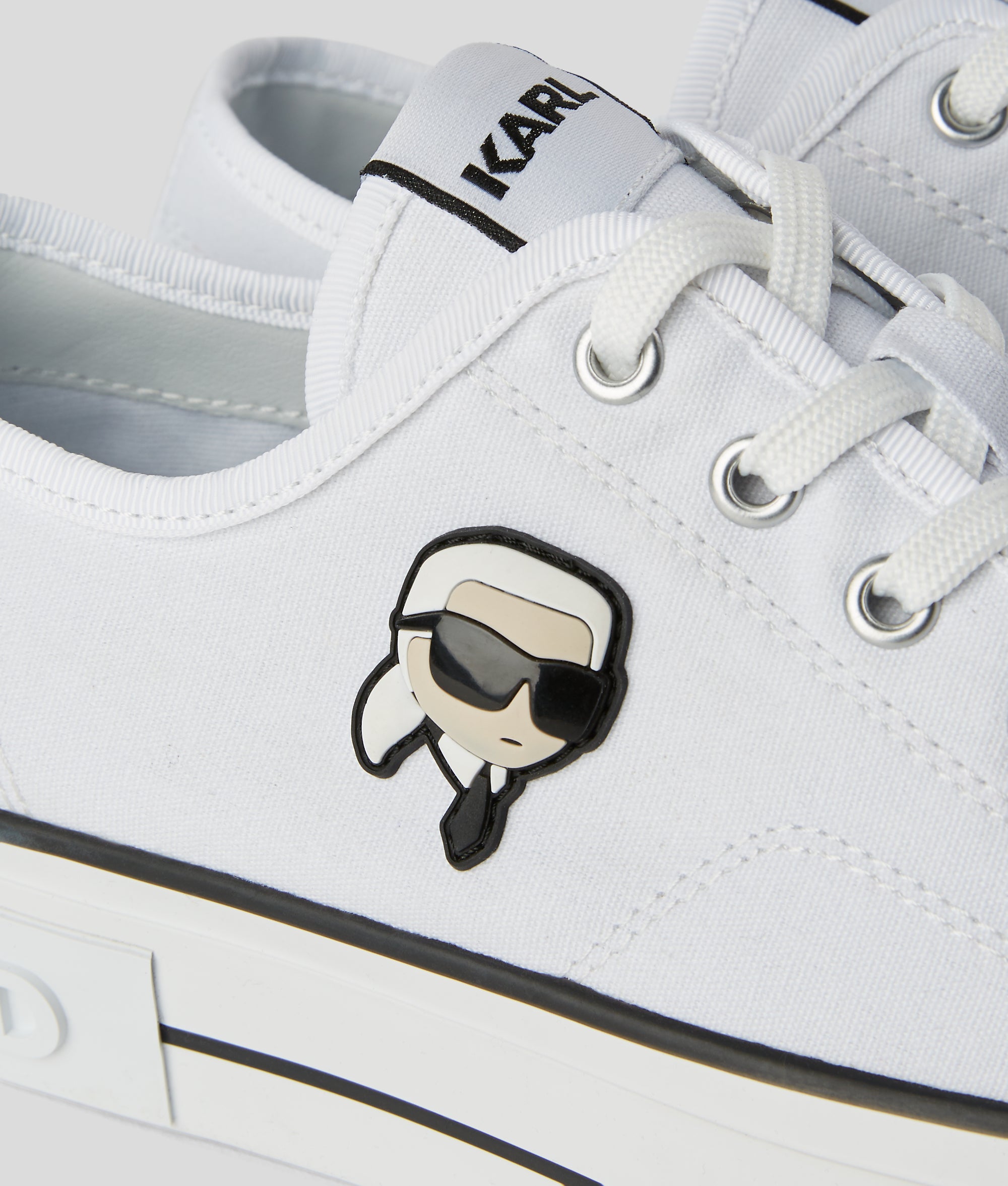 Karl Lagerfeld - Ikon Kampus Max-sneaker, Damen, Weiss, Größe