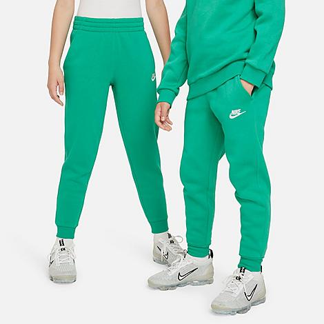 Kids Sportswear Club Fleece Jogger Pants in Stadium Green/White