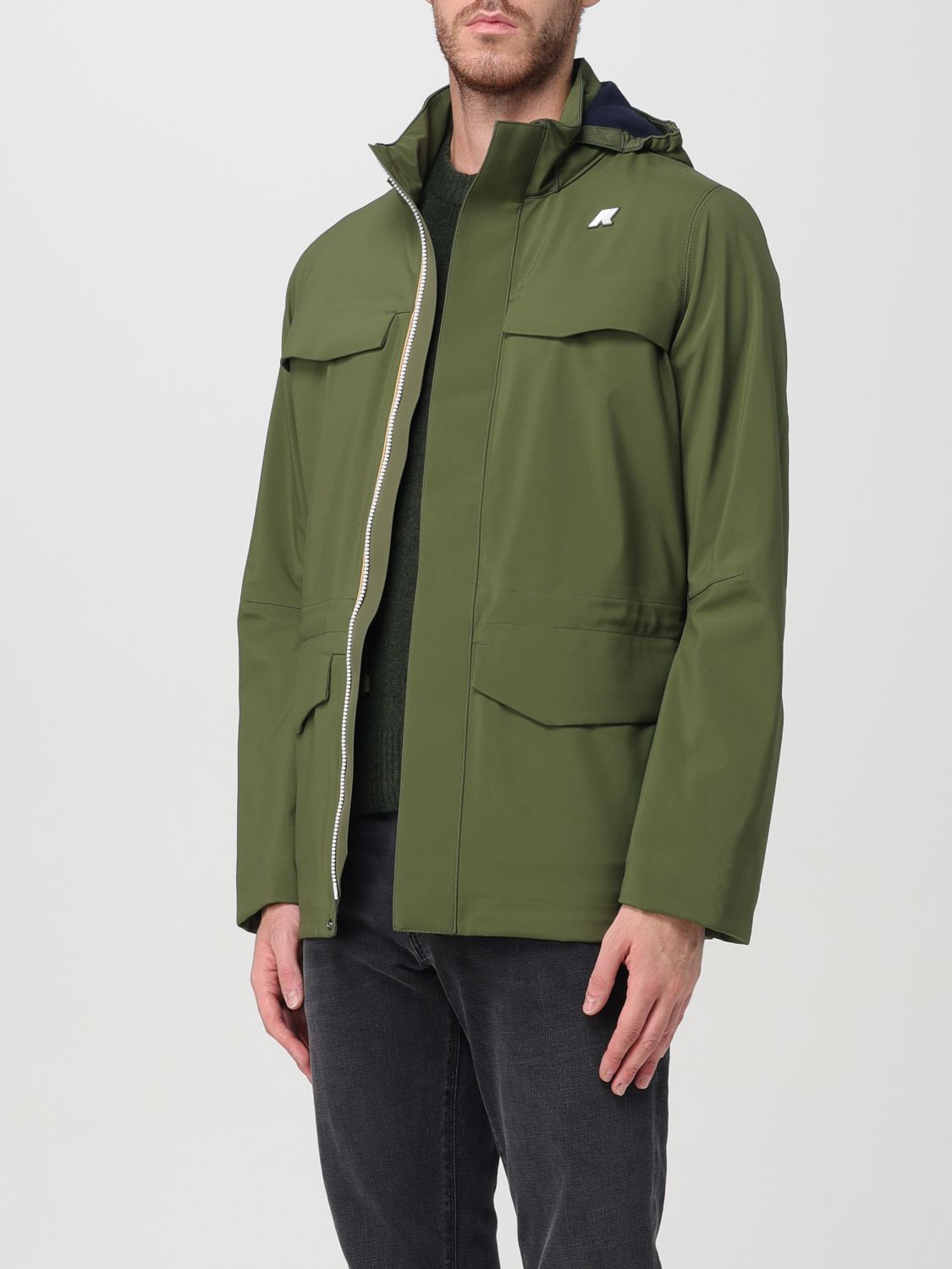 Jacket Men color Green