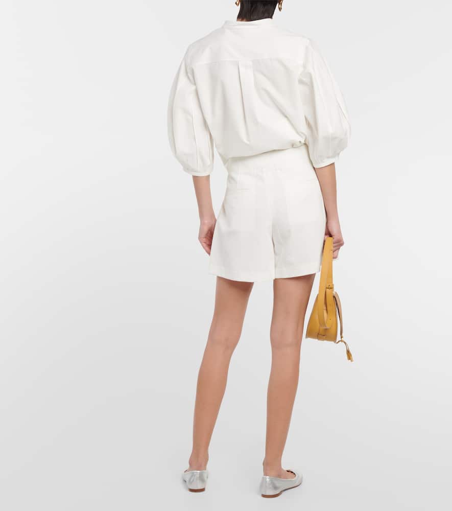 Chloé High-rise cotton skort