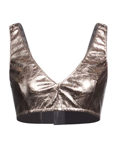 Woman Top Platinum Size 6 Polyester, Elastane
