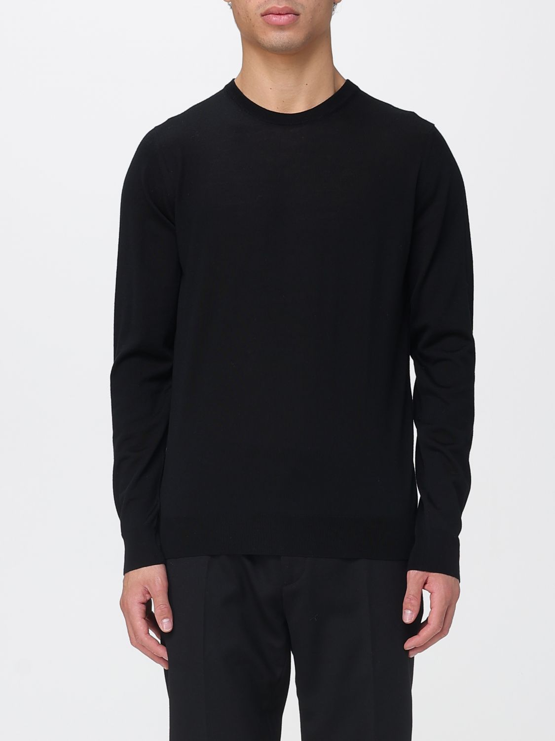 Sweatshirt Men color Black
