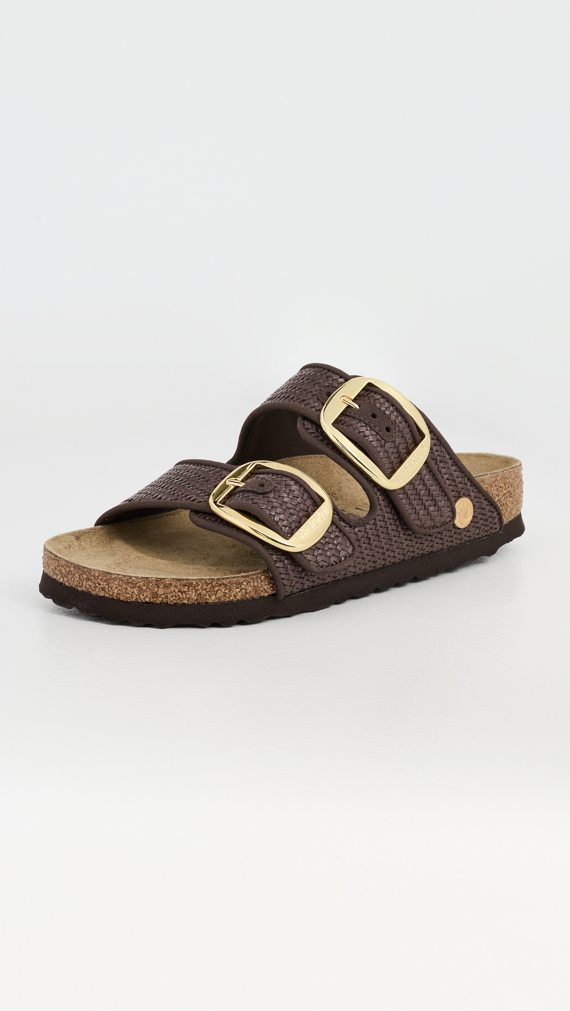 Arizona Big Buckle Raffia Sandals Carafe