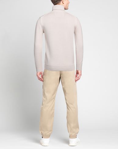 Man Turtleneck Ivory Size 40 Merino Wool