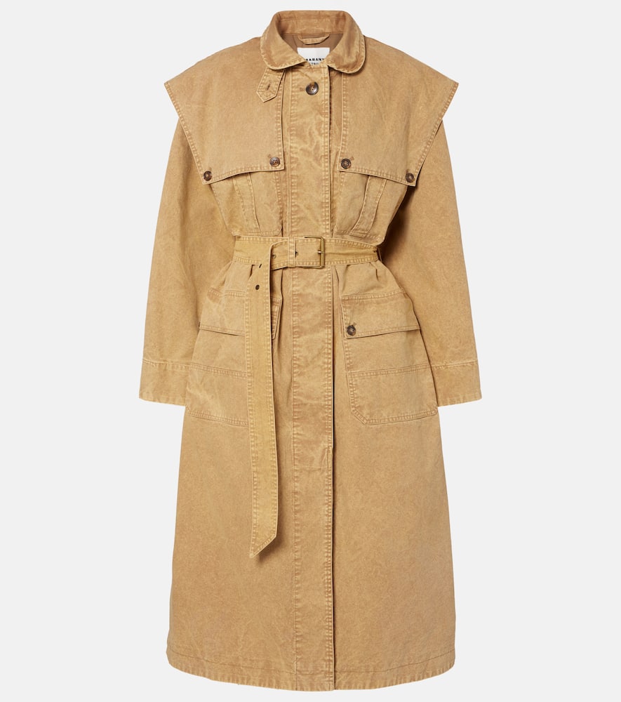 Michaela denim trench coat