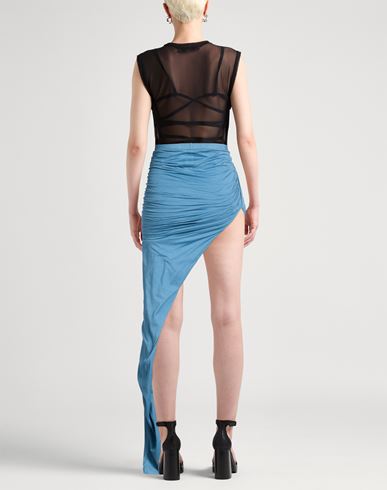Woman Maxi skirt Slate blue Size S Cotton