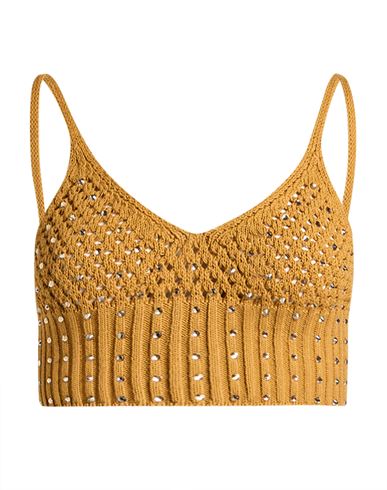Forte_forte Woman Top Mustard Size 0 Cotton