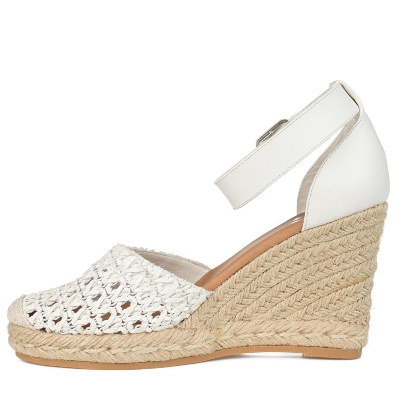 Women's Sierra Espadrille Wedge Sandals (White)