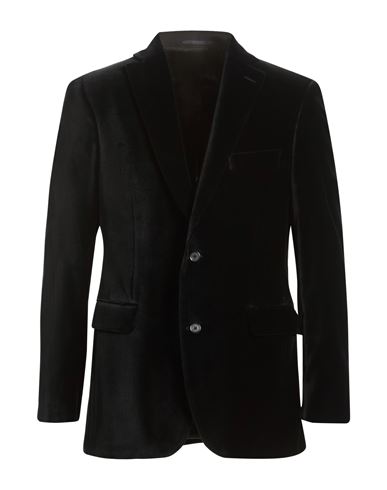 Man Blazer Black Size 40 Cotton, Cashmere