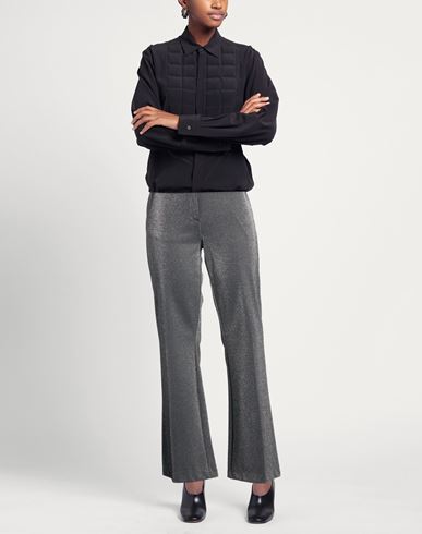 Woman Pants Grey Size 8 Polyester, Viscose, Polyamide, Elastane