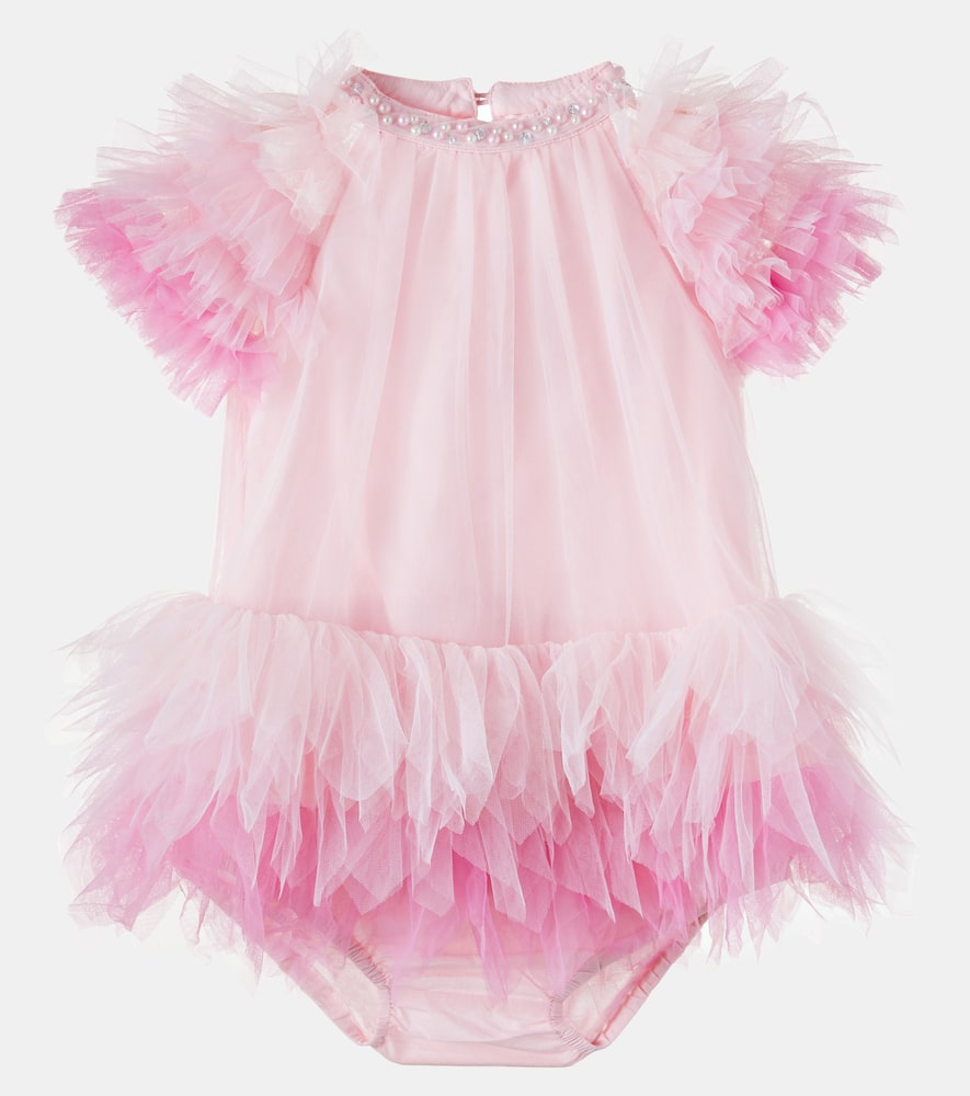 Baby Ocean Ember dress and bloomers set