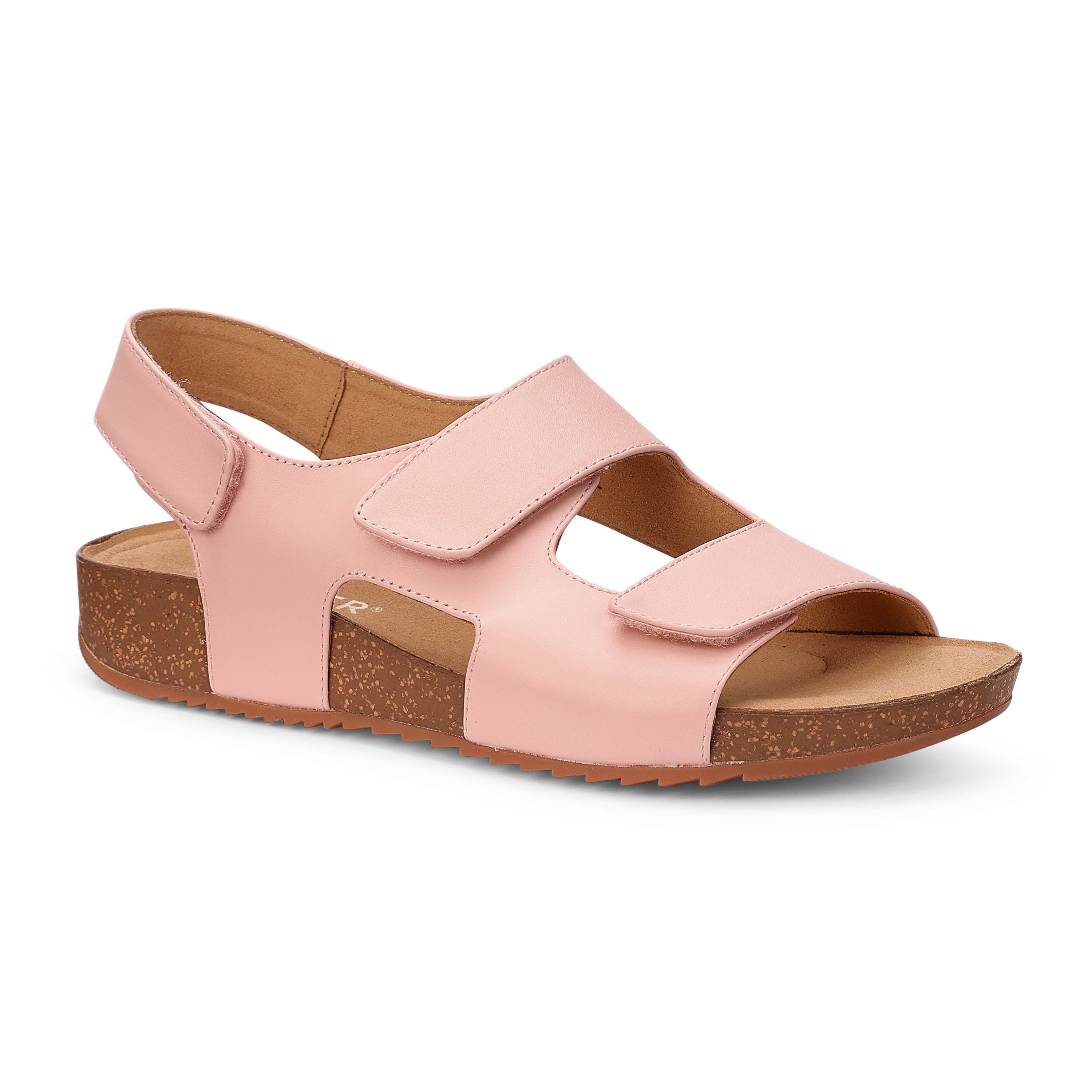 Hotter Women's 'Explore' Sandals in Pale Pink