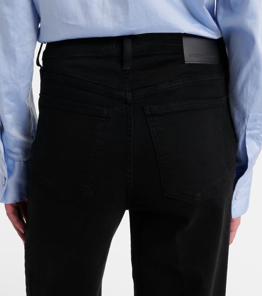 Lyra high-rise wide-leg jeans