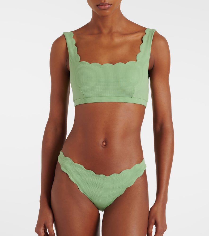 Palm Springs scalloped bikini top