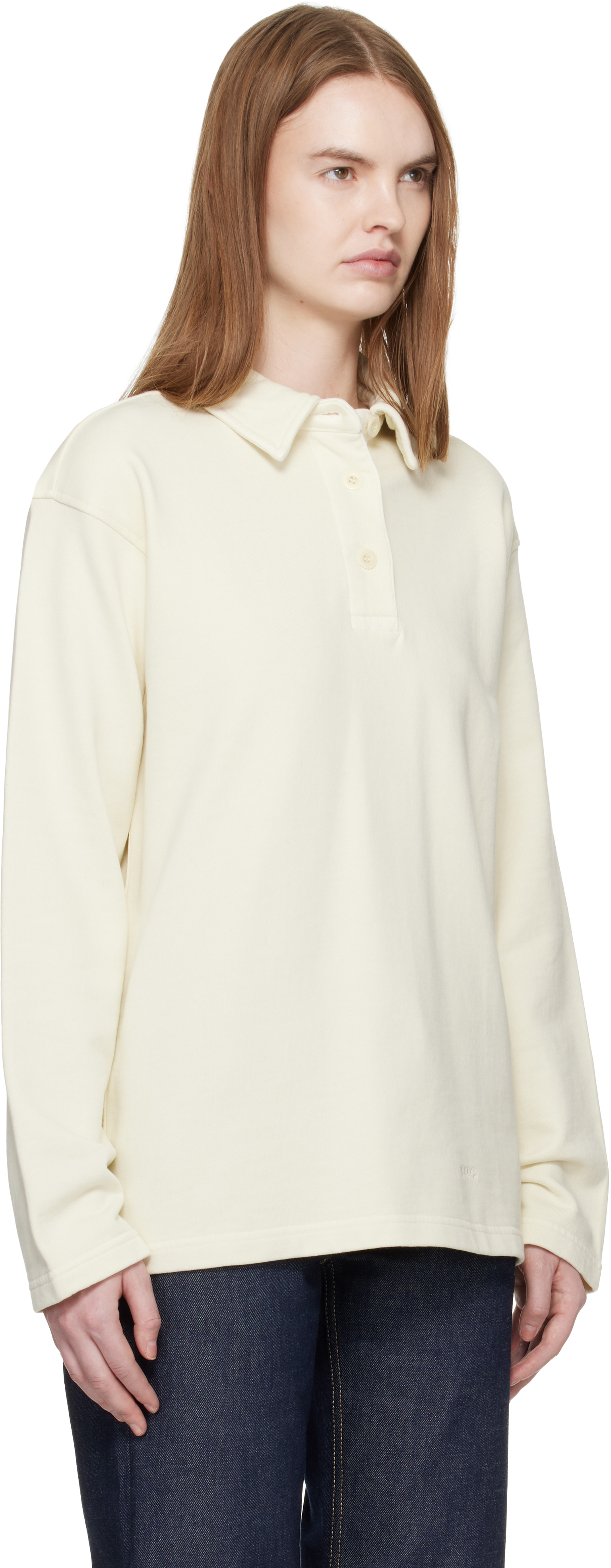 Navy Long-Sleeve Polo
