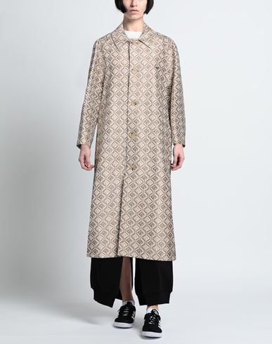 Woman Overcoat & Trench Coat Beige Size M Cotton, Polyester, Polyamide