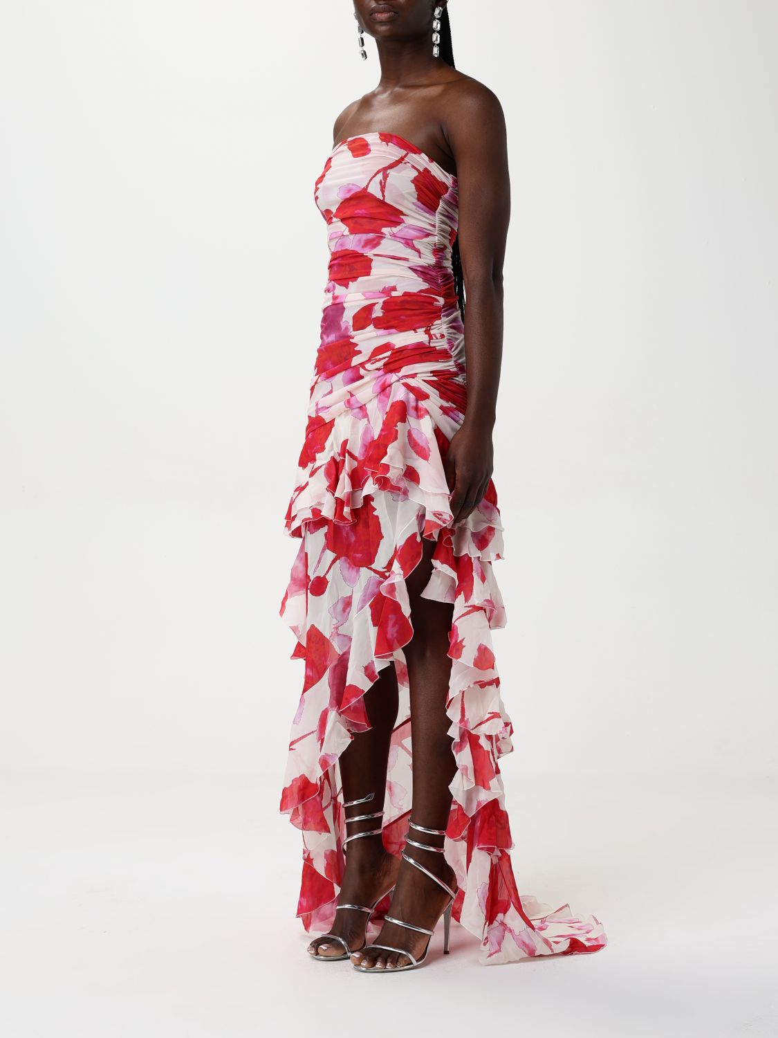 Printed maxi dress - Neutrals