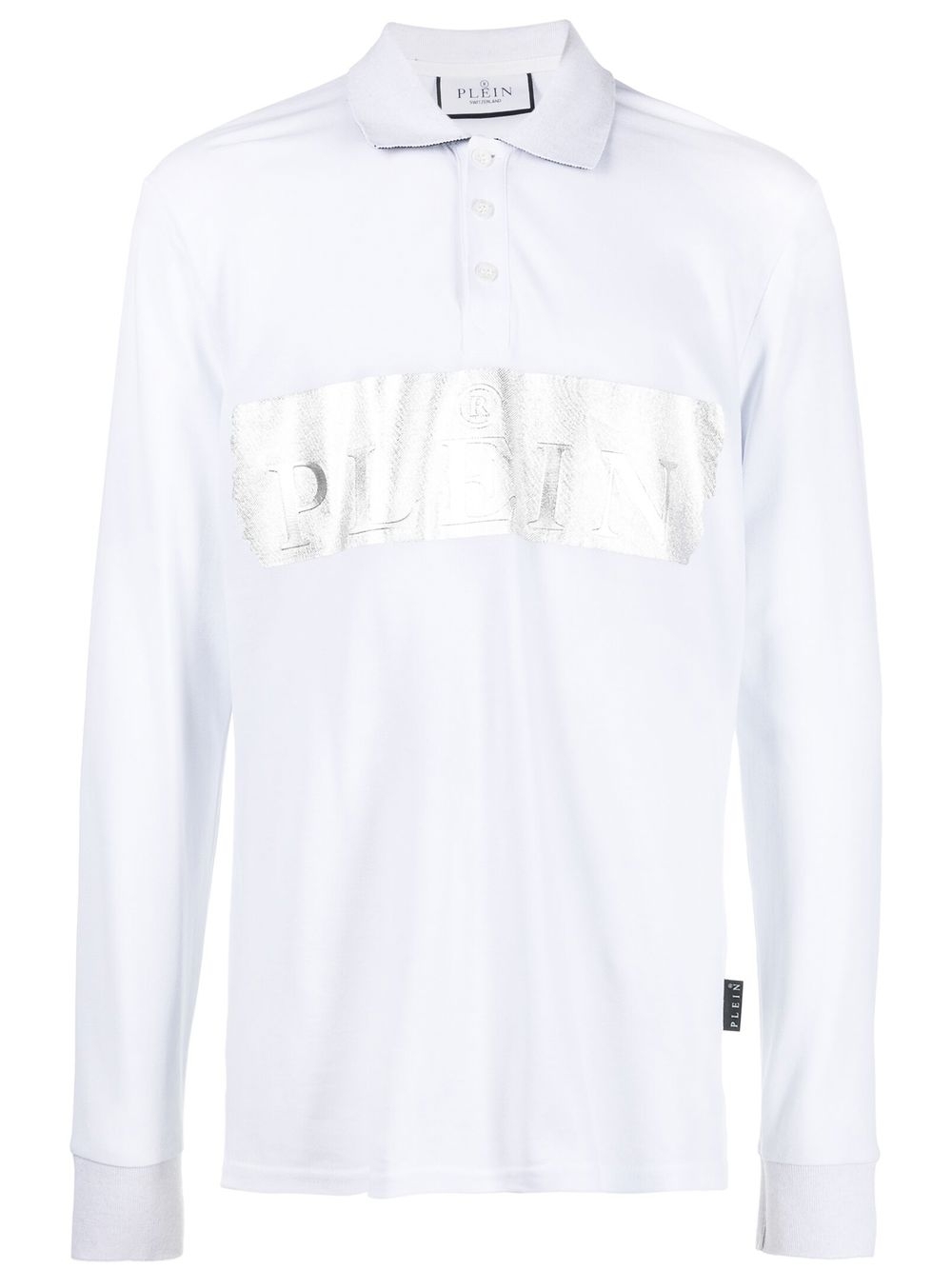 Logo-print polo shirt - White
