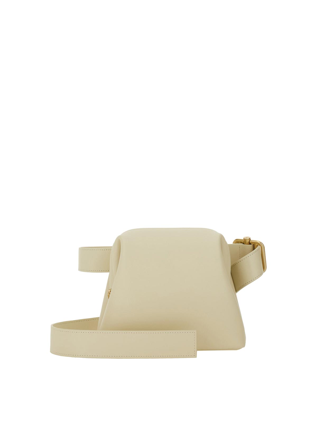 Mini Brot crossbody bag - White
