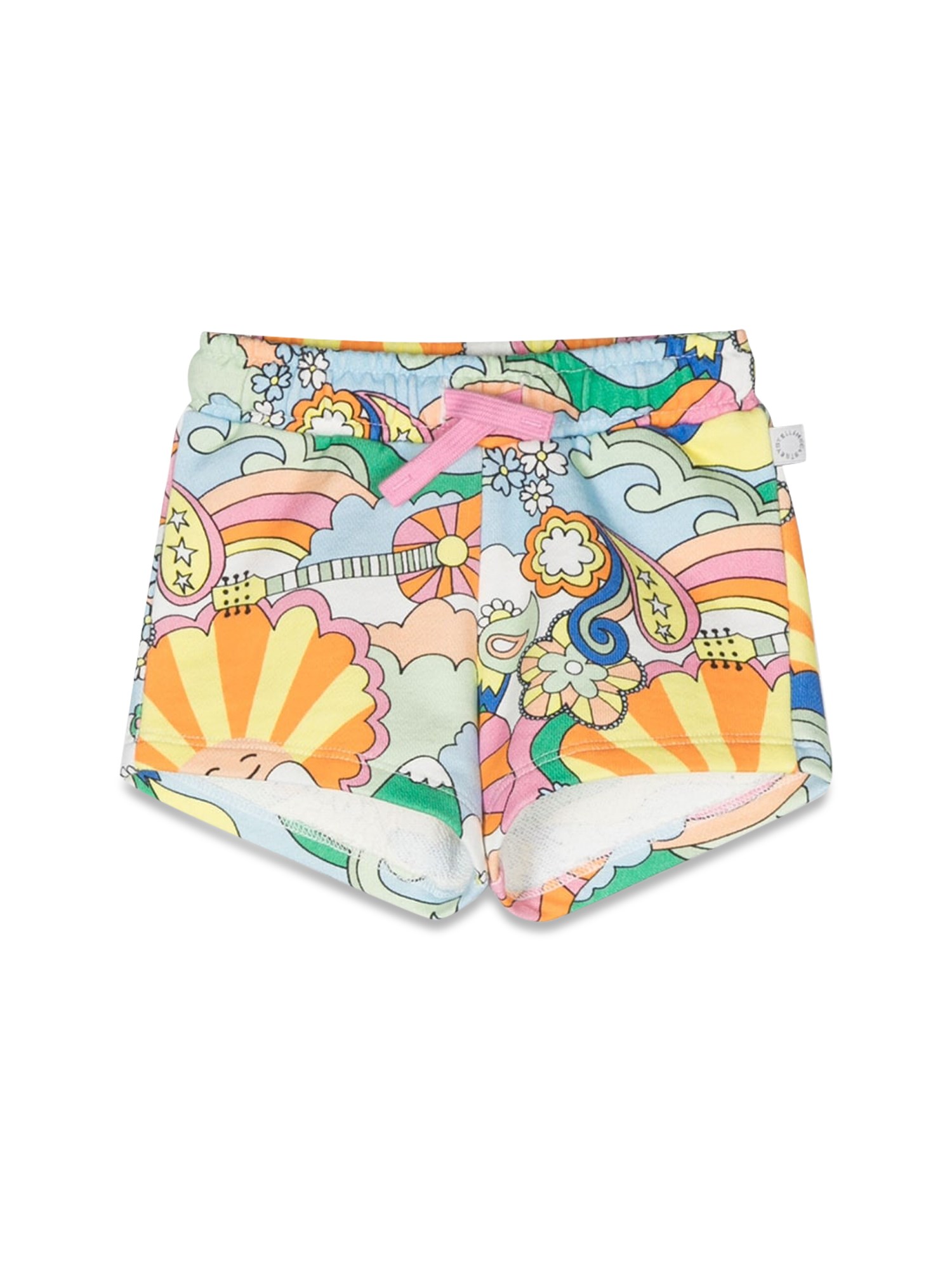 Patterned print shorts